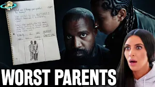 DISGUSTING! Kim Kardashian & Kanye's CHILD Drawing NSFW Art & Grateful for SEXUALLY EXPLICIT Songs?!