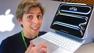 iPad Pro 2024 HANDS-ON 📱‼️ (M4, New Magic Keyboard, New Design, OLED, Nano Texture & More!)