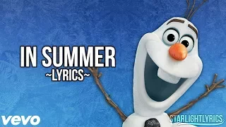 Frozen - In Summer (Lyrics) HD