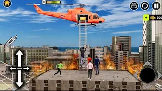 Be a helicopter pilot in Futuristic Helicopter Rescue Simulator of Flying games!