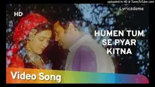 Hume Tumse Pyar Kitna, Song of Film Kudrat, Romantic Song Hume Tumse Pyar Kitna