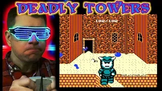 Deadly Towers NES Nintendo Video Game Review Lets play Retro - CHRIS NEO Irate