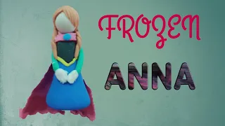 How To Make Anna From Frozen Using Air Dry Clay/Anna/Disney Princess Anna/