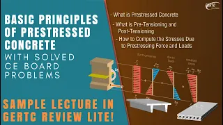 Basic Principles of Pre-stressed Concrete! Sample Lecture from GERTC Review Lite
