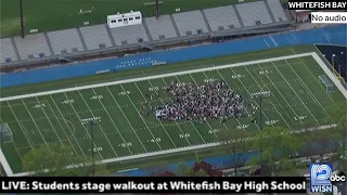 LIVE: Students walk out of Whitefish Bay High School