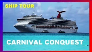 CARNIVAL CONQUEST elaborate SHIP TOUR incl BUFFET and CABIN