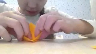 Оригами "Маленький журавль"