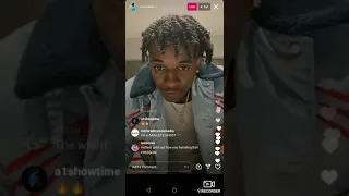 MOOSKI | INSTAGRAM LIVE | SINGS TRACKSTAR!! | MARCH 13, 2021