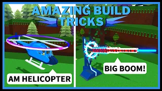 HELICOPTER & NUKE Build Tricks!! In Build A Boat For Treasure ROBLOX