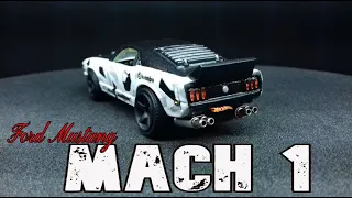 Ford Mustang Mach 1 Custom Hot Wheels "DriftStang" (Urban Camo)