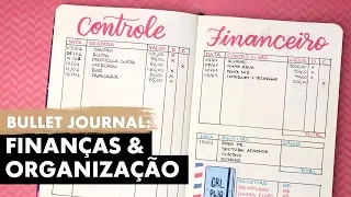 BULLET JOURNAL: FINANÇAS E PÁGINA SEMANAL | Primeiro Rabisco