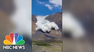 Caught On Camera: British Tourist Survives Avalanche In Kyrgyzstan