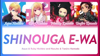 Shinunoga E Wa |Mashup Aqua y Ruby Hoshino & Tanjiro y Nezuko Kamado| Full ROM/ESP/ENG Color Coded