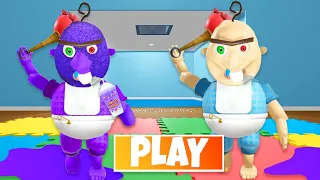 SECRET UPDATE | NEW GRIMACE BABY BOBBY DAYCARE  (OBBY) Full Gameplay #roblox #obby