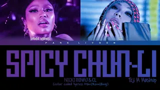 Nicki Minaj & CL - Spicy Chun-Li|(Color Coded Lyrics Han/Rom/Eng) ‎@TeijiM