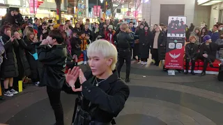 20200119. ANTARES😘💕 (KINGDOMS CREW). MYEONG-DONG BUSKING. B1A4 BABY 'GOOD NIGHT' COVER.