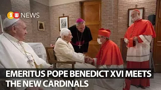 Emeritus Pope Benedict XVI meets the new cardinals | SW NEWS | 175