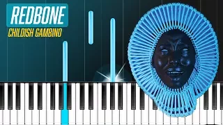 Childish Gambino - "Redbone"  Piano Tutorial - Chords - How To Play - Cover