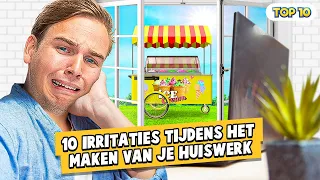 10 IRRITATIES TIJDENS HET MAKEN VAN JE HUISWERK!