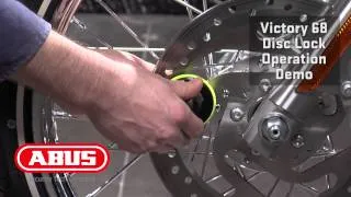 How to use the ABUS Victory 68 Disc Lock