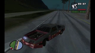 Gta San Andreas : How to change car speed with handling.cfg and Test [English]