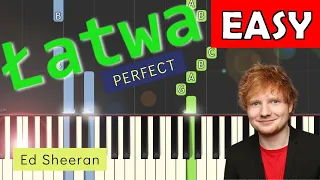 🎹 Perfect (Ed Sheeran) - Piano Tutorial (EASY) 🎵 SHEET MUSIC 🎼