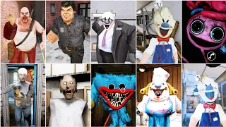 Jumpscares | Ice Scream 4 - Mr Meat 2 - Ice Scream 6 - Granny - Poppy Playtime - Granny 3