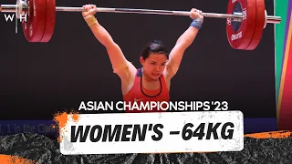 W-64 Asian Weightlifting Championships 2023