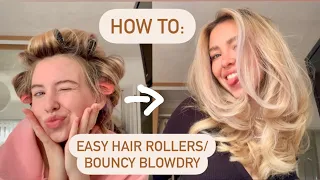 MY GO TO HAIRSTYLE FOR SHORT HAIR/ HOW TO USE HAIR ROLLERS