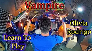 Olivia Rodrigo Vampire Drum Tutorial Lesson