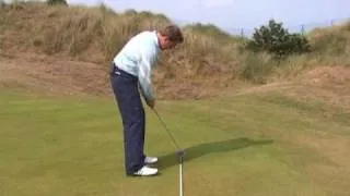 How to practice a perfect putting stroke.