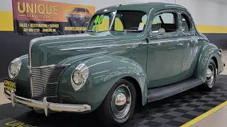 1940 Ford Deluxe 5-Window Coupe Street Rod | For Sale $46,900