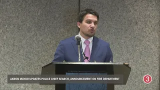 Akron Mayor Shammas Malik provides update on city's search for new police chief