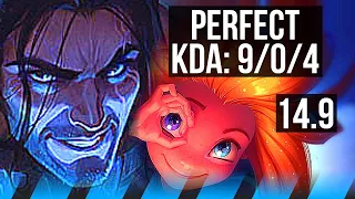 SYLAS vs ZOE (MID) | 9/0/4, 67% winrate, Legendary | EUW Grandmaster | 14.9