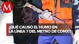 Humo en Línea 7 del Metro se generó por sobrecalentamiento de cable