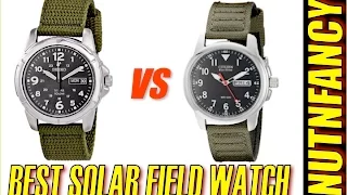 Army Field Watch Shootout 2016: Seiko vs Citizen