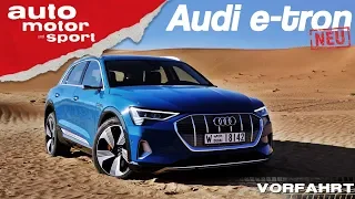 Der neue Audi e-tron: Wirklich Vorsprung durch Technik? Fahrbericht (Review) | auto motor & sport