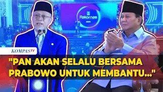 [FULL] Pidato Zulkifli Hasan di Rakornas: PAN Selalu Bersama Prabowo untuk Membantu