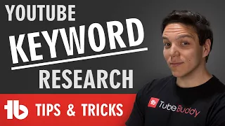 YouTube Keyword Research with TubeBuddy Search Explorer