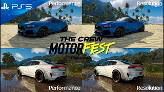 The Crew Motorfest (PS5) Performance vs. Resolution Modes | Quick Comparison