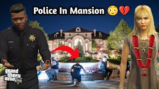 GTA 5: Franklin found Police In Mansion 😨😫Shinchan Want To Left House 🥹Kiara Lost 💔PS Gamester