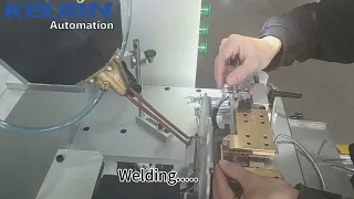 semi automatic strobe brazing machine for saw blade wrappers