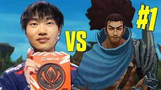 TOP1 Yasuo vs TOP1 Mid na świecie