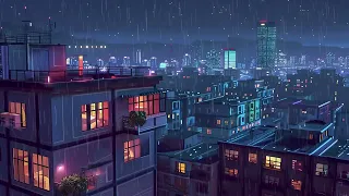 Rainy Day Vibes  🎵  Lofi Beats to Chill from Japanese Town 🏮 lofi mix [ Beats To Relax / Chill To ]