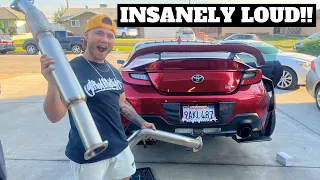 2022 TOYOTA GR86/BRZ EXHAUST INSTALL!