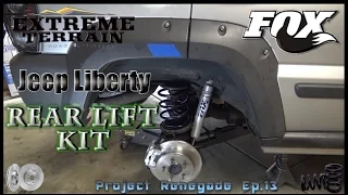 Jeep Liberty Rear Lift Kit with New Brakes & Suspension, Project Renegade Ep.13