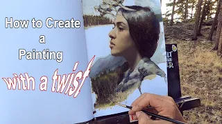 How to Create a Painting With a Twist. Cesar Santos vlog 107