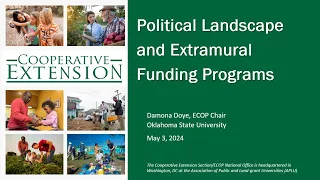 Political Landscape and Extramural Funding Programs