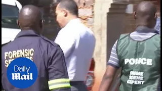 Scene where South African footballer Senzo Meyiwa was shot dead - Daily Mail