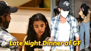 Hrithik Roshan and  Saba Azad Spotted again At A romantic Dinner Date | Saba Azad  viral video |